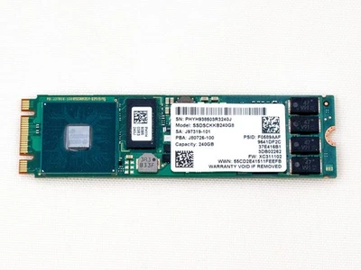 Intel SSDSCKKB240G8 S4510 240GB SATA M.2 2280 SSD PLP - 100% Salud y Escrituras bajas Foto 1 de 3