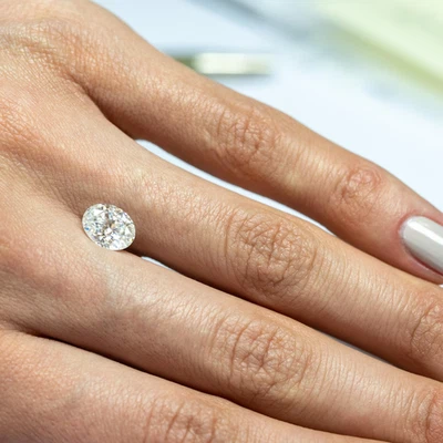 Loose CVD Diamond 1.90 Ct (8x10 mm) Oval -D Color, IF CLARITY Certified Diamond - Image 1 of 4