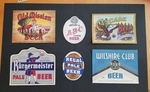 VERSCHIEDENES KONVOLUT IRTP CALIFORNIA BIERFLASCHENETIKETTEN. - Bild 1 von 1