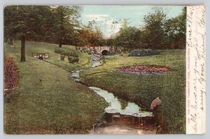 Cartolina d'epoca Fairmount Park Glen Philadelphia 1906 vista panoramica - Foto 1 di 2