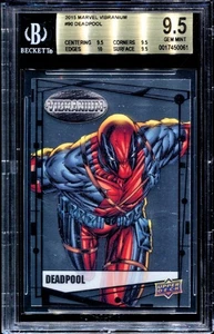 2015 Upper Deck Marvel Vibranium #90 Deadpool BGS 9,5 gema como nueva con 10 Pop 2 MCU - Imagen 1 de 2