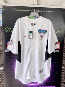 NWT Vintage Nike Team Arizona Diamondbacks Authentic MLB Baseball Jersey NEW - Picture 1 of 4
