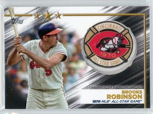 2022 Topps Commemorative All-Star Alumni Relics #ASABR Brooks Robinson - Picture 1 of 2