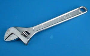 Chiave regolabile vintage Klein Tools 500-12 stile mezzaluna 300 mm 12" GIAPPONE - Foto 1 di 18