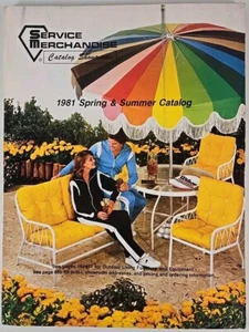 VTG Service Merchandise 1981 Spring & Summer Catalog Outdoor Living Furniture - Imagen 1 de 4