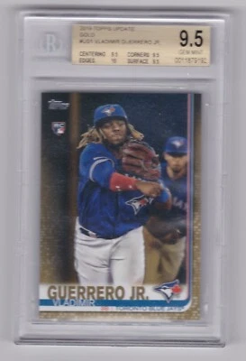 2019 Topps Update Gold US1 Vladimir Guerrero Jr RC Rookie /2019 BGS 9.5 True Gem - Image 1 of 2