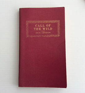 Call Of The Wild By Jack London Red Leatherette Vintage Paperback Book