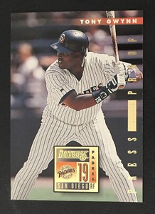 TONY GWYNN SAN DIEGO PADRES 1996 DONRUSS #525 GOLD PRESS PROOF INSERT /2000 HOF