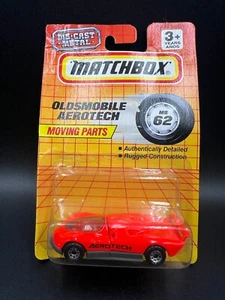 Matchbox Oldsmobile Aerotech orange 1993 1-75 MB 62 Knickkarte - Bild 1 von 3
