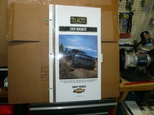 2002 Chevrolet Avalanche Dealer Showroom Sales Presentation Package - Poster - Picture 1 of 5