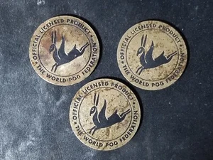 3 Plastic Slammers "Horse with Wings" #14 World Federation - Picture 1 of 1