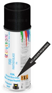 for Ford Focus Panther Black Direct Gloss Shine Aerosol Spray Paint - Picture 1 of 3