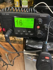 Garmin VHF 200 with mic & Antenna TESTED - Picture 1 of 12