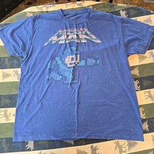 Nintendo Mega Man Megaman XL T-shirt Blue Retro - Bild 1 von 2