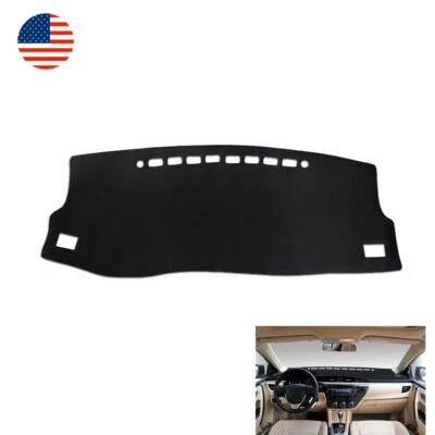 Cubierta de cuero para tablero de instrumentos alfombrilla antideslizante para Toyota Corolla 2014-2017 Foto 1 de 4