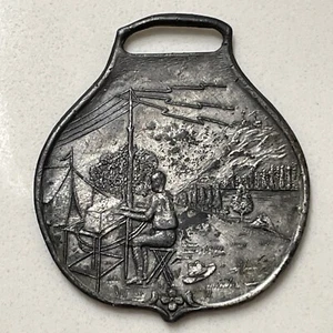 Vintag CB HAM Radio Operator Watch Fob Very Nice - Picture 1 of 3
