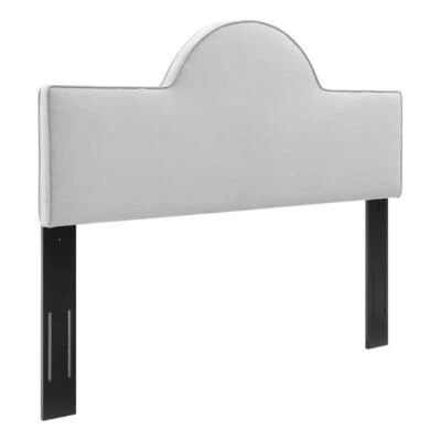 Modway Dawn King/California King Performance Velvet Headboard in Light Gray - Image 1 of 4