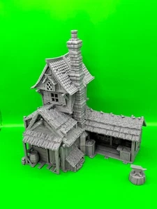 Blacksmith Shop, Iain Lovecraft The Frost 2, 28mm Tabletop Terrain, D&D - Picture 1 of 5