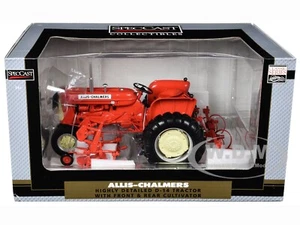 ALLIS-CHALMERS D-14 TRACTOR W/CULTIVATORS ORANGE 1/16 DIECAST BY SPECCAST SCT948 - Picture 1 of 4