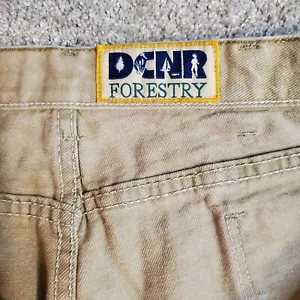DCNR Forest Service Khaki Jean Cargo Pants 38x30 Work Wear Worn - Picture 1 of 9