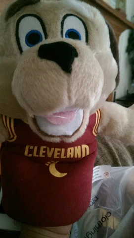 Cleveland Cavaliers Mascot Moondog 10" Hand Puppet NBA Basketball Plush Stuffed Cover