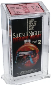 SILENT NIGHT DEADLY NIGHT Part 2 Sealed VHS Beckett Graded 7.5/B - Picture 1 of 2