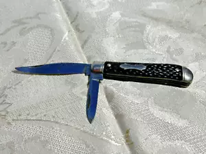VINTAGE COLONIAL POCKETKNIFE 3" UNOPENED 5.5 OPENED -2 BLADES - Picture 1 of 4