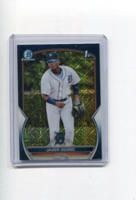 2023 Bowman Chrome Navy Mojo Refractor Javier Osorio 1st Bowman 152/175 - Image 1 of 2
