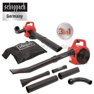 BENZIN LAUBBLÄSER 1PS MOTOR LAUBSAUGER GEBLÄSE HÄCKSLER SCHEPPACH LBH2600P - Picture 1 of 8