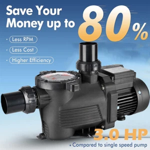 Swimming Pool Pump Motor SPA Pump Self-Priming 3.0HP 2200W - Picture 1 of 14