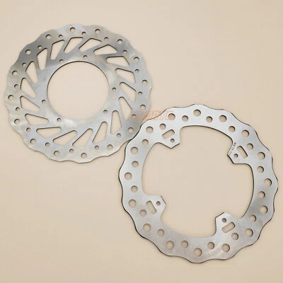 Front + Rear Brake Disc Rotors for Honda CRF450R 2002-2014 CRF450X 2005-2017 - Image 1 of 2