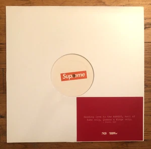 Supreme x Nas - Rare Limited Edition White Vinyl Record 624/1000 Kings Disease 2 - Foto 1 di 8
