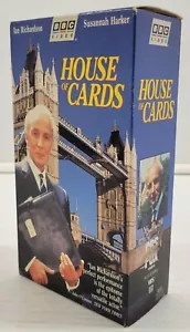 PV) House of Cards (VHS, 1990, 2-Tape Set) Ian Richardson Susannah Harker BBC - Picture 1 of 7