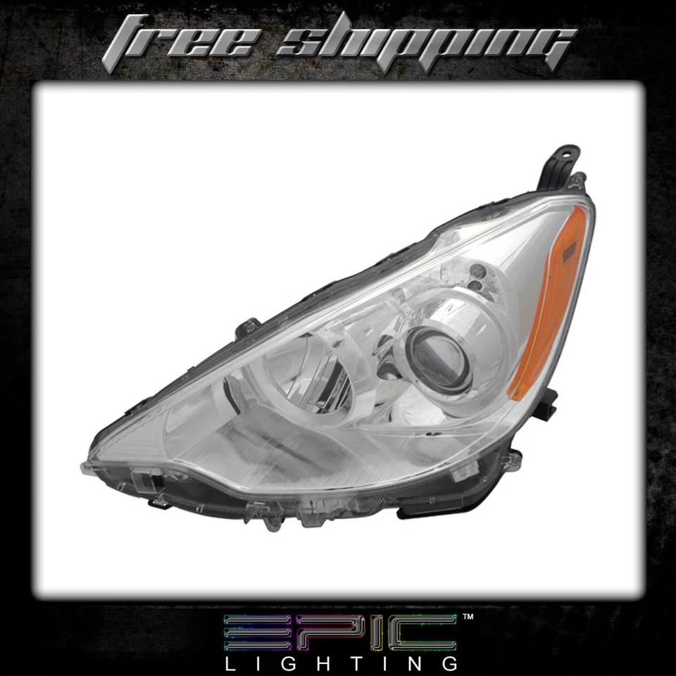 Fits 2012 TOYOTA PRIUS C HEADLIGHT LAMP Driver Side Left Only - Image 1 of 1