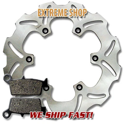 Yamaha Rear Brake Rotor + Pads WR 250 2T 1998 & 4T 2001 YZ 400 F 1999 WR426 2001 - Image 1 of 2