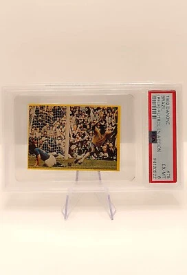 Sticker Pele Brazil Danone Futbol En Accion 1982, #75 Clasificacion PSA 6 - Imagen 1 de 2