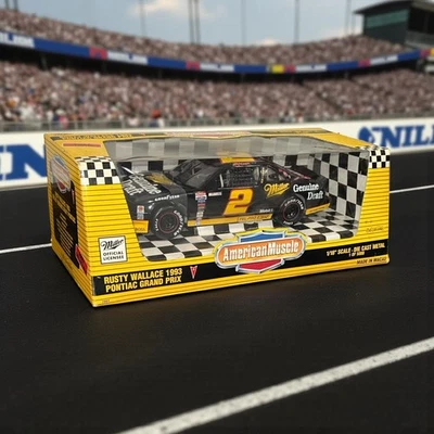 ERTL American Muscle 1995 1:18 Rusty Wallace 1993 Pontiac Grand Prix Miller Foto 1 de 4