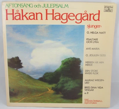 AUDIOPHILE PROPRIUS  HÅKAN HAGEGÅRD Aftonsång och Julepsalm Hakan Hagegard - Image 1 of 4