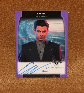 Babylon 5 1998 Season 5 A17 Ed Wasser Morden Autograph Skybox - Picture 1 of 3