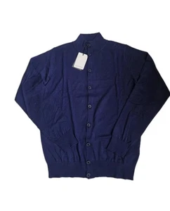 Dan John Herren Strick Button Down Strickjacke Navy Gr. IT 3XL/UK 2XL UVP 40£ - Bild 1 von 13