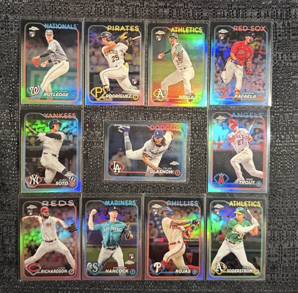 2024 Topps Chrome Refractor Complete Your Set You Pick Baseball Card MLB - Image 1 of 1