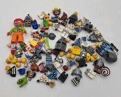 Mixed Themed Lego Minifigure lot of parts Helmets etc. - Image 1 of 3
