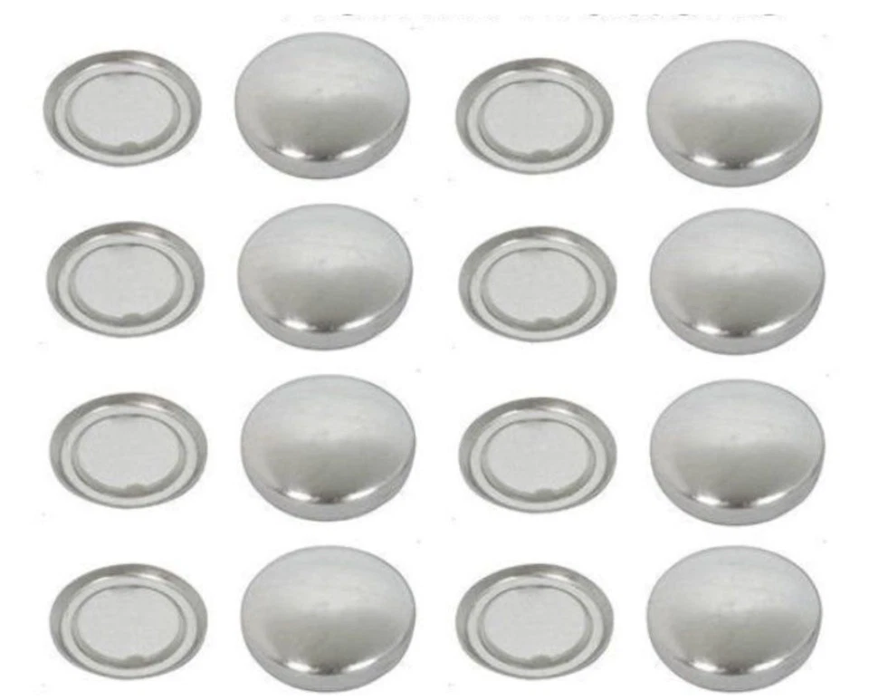 12mm Concave Flatback Buttons - Fabric Flat Backs - Image 1 of 1