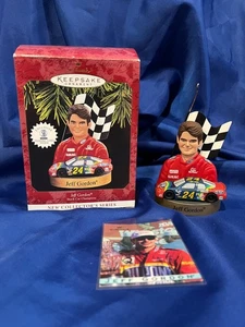 Jeff Gordon Hallmark Vintage Christmas Keepsake Ornament 1997 Nascar mit Karte und Box - Bild 1 von 6