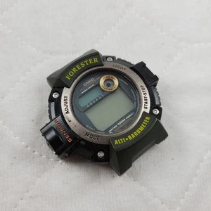 CASIO FORESTER FTS-100 ALTI.BAROMETER ILLUMINATOR WATCH CASE NO BAND FOR PARTS - Picture 1 of 9