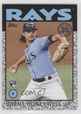 2021 Topps Update Platinum Anniversary /70 Brent Honeywell Jr #86B-50 Rookie RC - Image 1 of 2