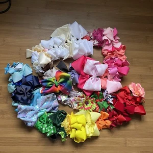 Lot of 90 Hair Bows for Girls - Colorful Accessories - Perfect for Party Gifts - Picture 1 of 6