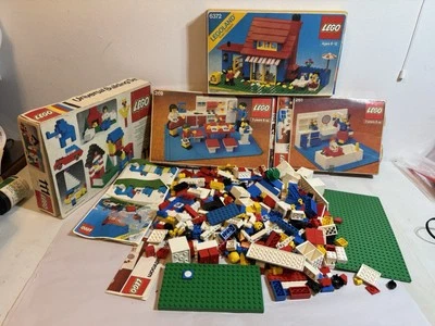 vintage lego lot 6372 261 269 111 READ bathroom homemaker kitchen town house - Image 1 of 4