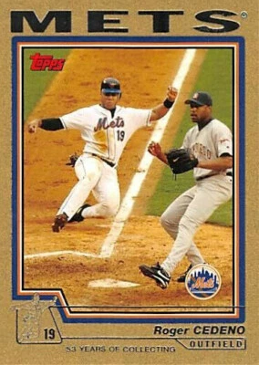Roger Cedeno Card 2004 Topps Gold /2004  #490  bb25 - Image 1 of 2