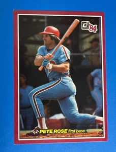 PETE ROSE ~ 1984 Donruss #54 ~ Philadelphia Phillies ~ DE GRAN TAMAÑO - Imagen 1 de 6
